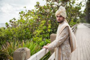 Man in India wedding outfit rental