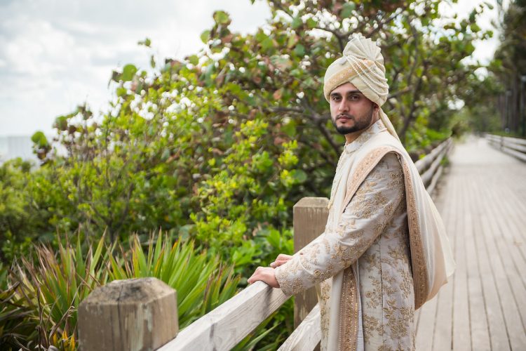 Man in India wedding outfit rental